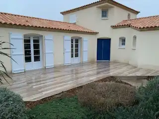 Création de terrasse sur plot à Saint Gilles Croix de vie